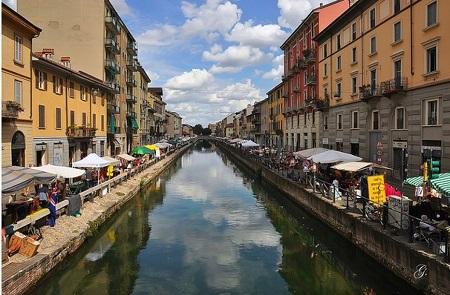 marché antiquaire navigli milan