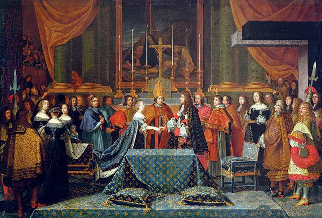 mariage de Louis XIV avec l'infante