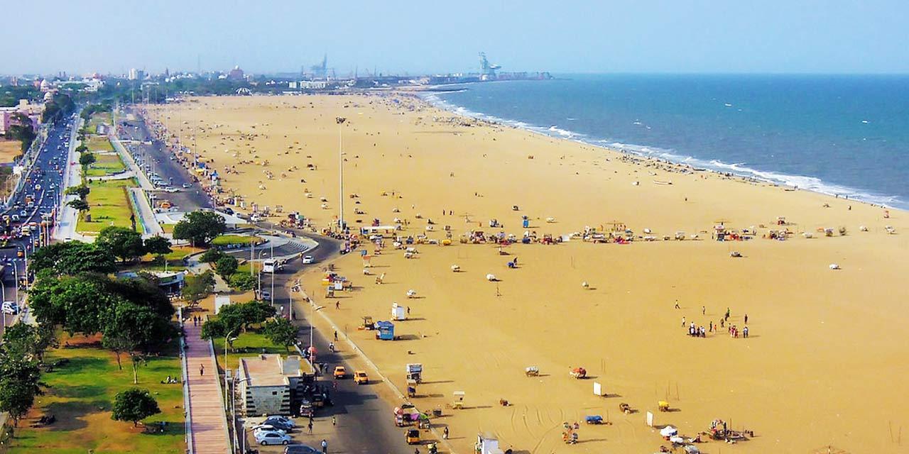 marina beach chennai activité enfants