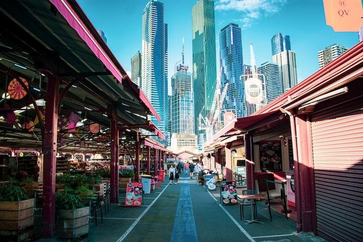 Le marché de Queen Victoria à Melbourne