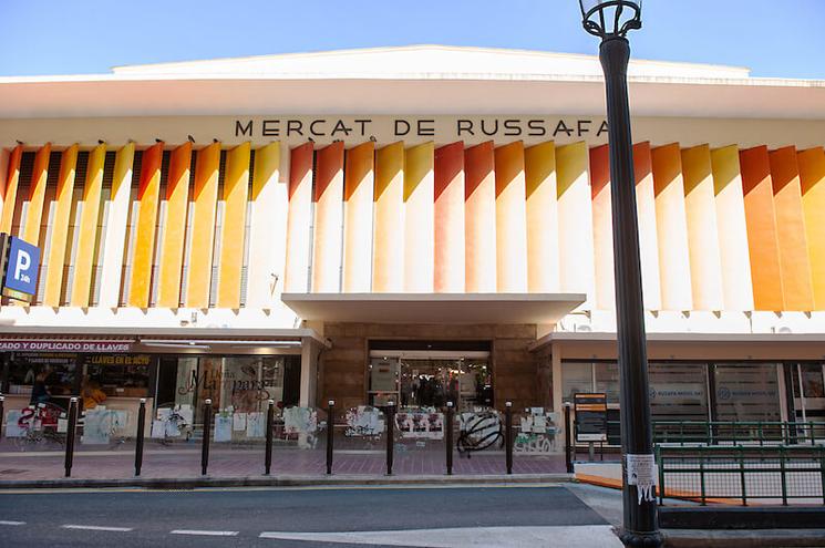 la façade du mercat de russafa 