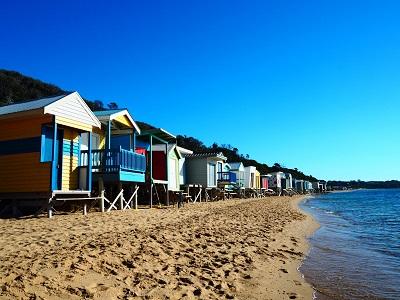 Mount Martha Mornington Peninsula Melbourne cabine plage