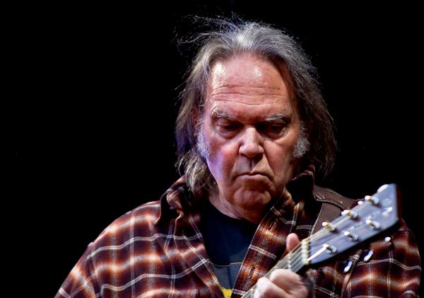 Neil Young sur scène