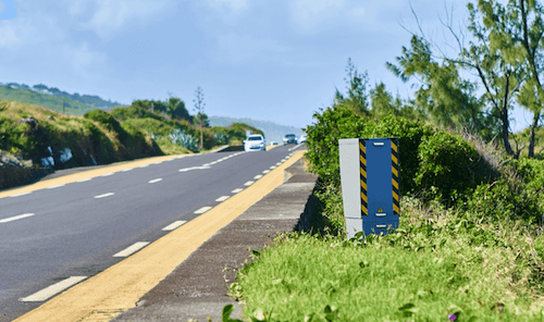 Un radar sur la route