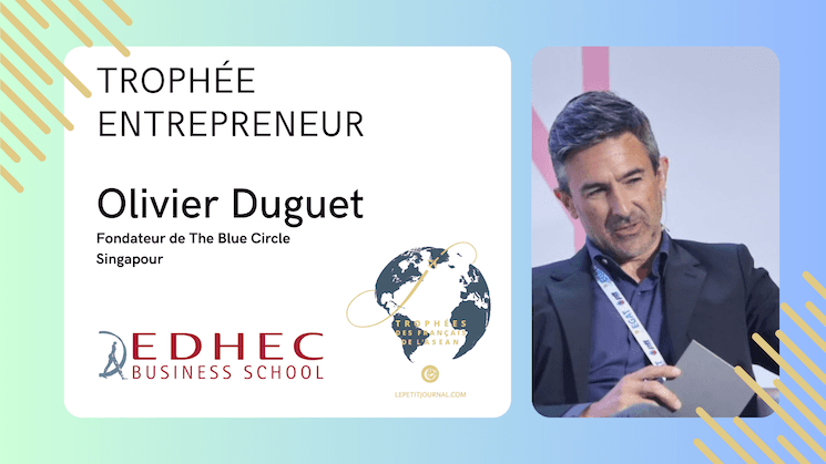 Olivier Duguet, fondateur de The Blue Circle (Singapour)