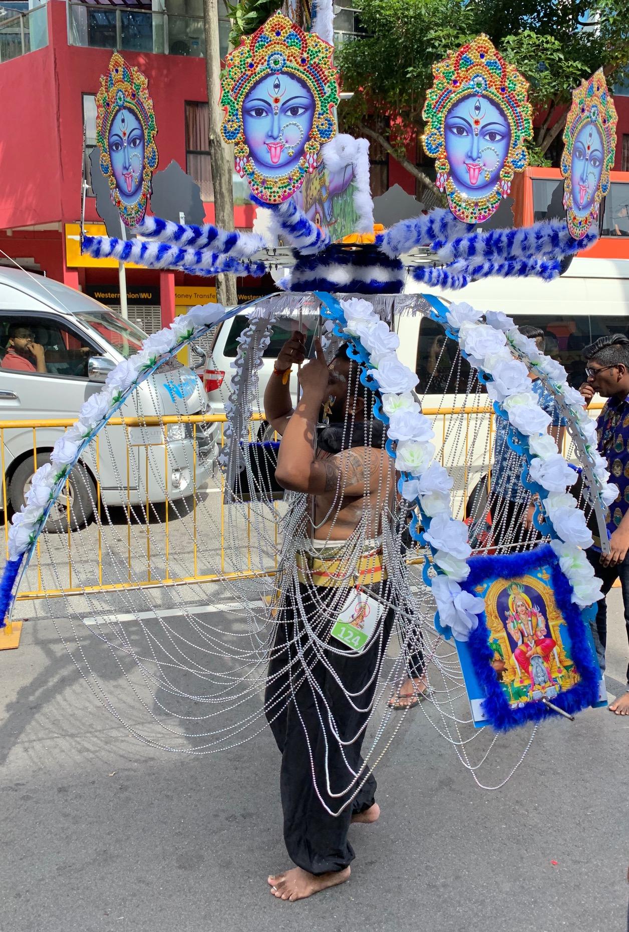 Thaipusam fete indoue singapour kavadi