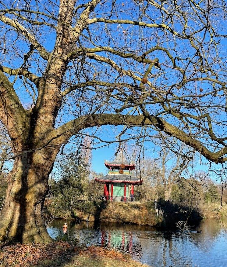 La pagode de Victoria Park