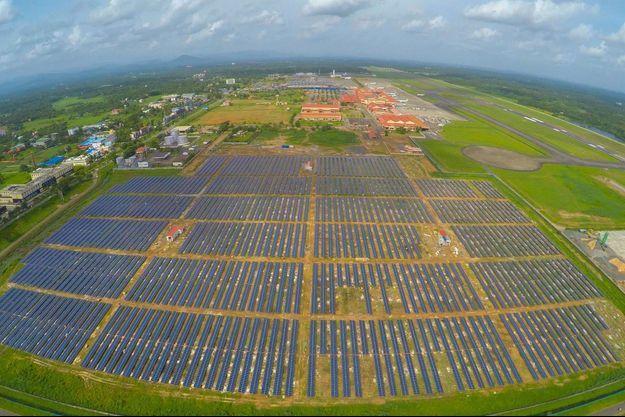 panneaux solaires inde kerala cochin