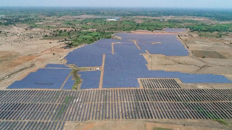 Panneaux solaires dans le Maharastra