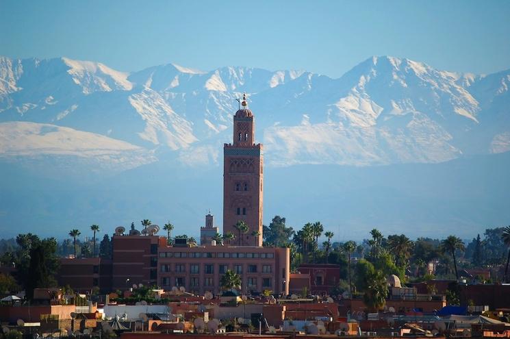 marrakech au maroc 