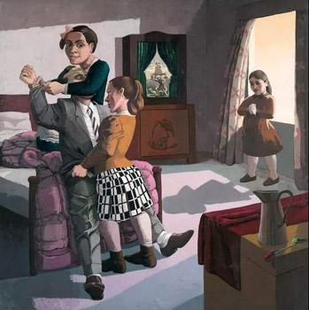 La famille, oeuvre de Paula Rego