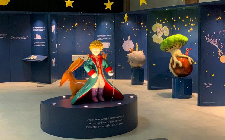 Une scultpure du Petit Prince d'Arnaud Nazare-Aga a Lyon