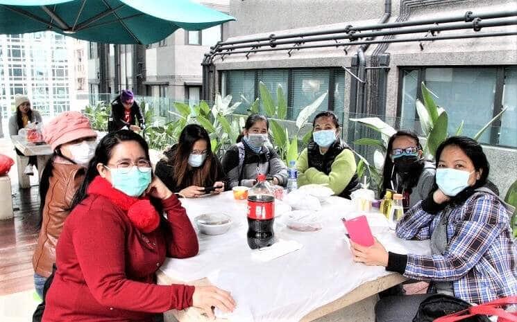 Helpers de Hong Kong face au coronavirus