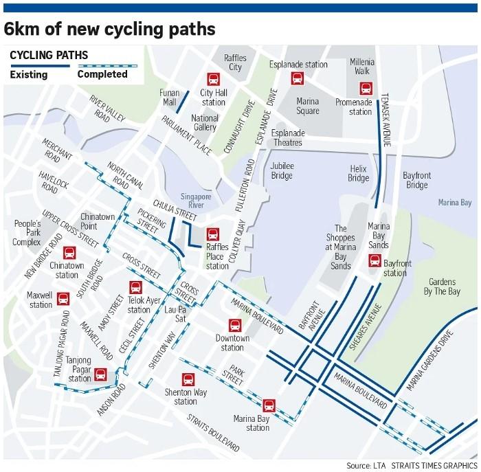 pistes cyclable cbd