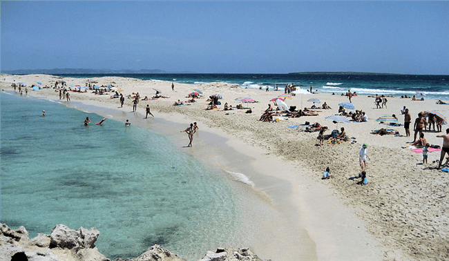 Plage Ses illetes Formentera