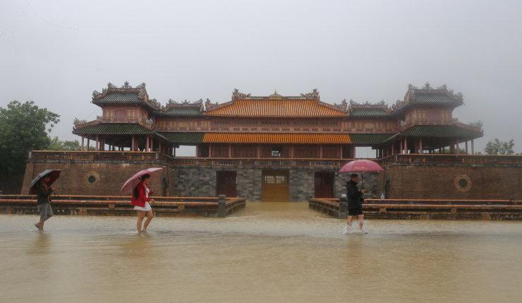 Pluies diluvienne au Vietnam