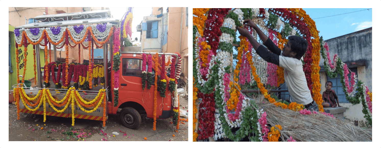 mort cortège hindou india inde 