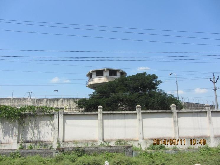 Vue de la prison de Puzhal. Photo : M. Dhanasekaran (Wikimapia)