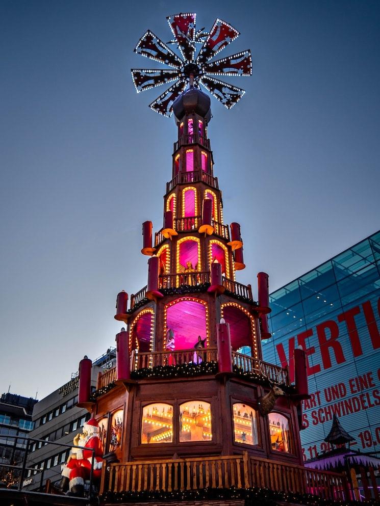 pyramide de noël