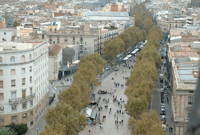 rambla barcelone