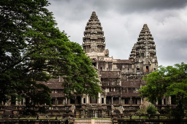 Angkor Wat seul, désert