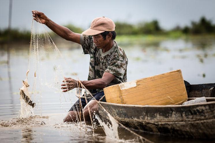 pêcheur Cambodge