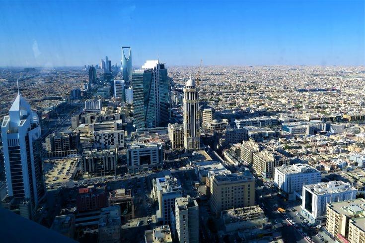 La ville de Riyadh en Arabie Saoudite avec ses gratte-ciel