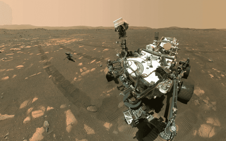 Robot Perseverance NASA/JPL-Caltech/MSSS