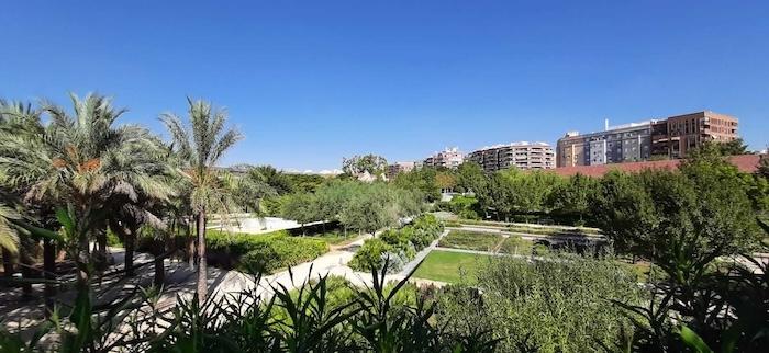 le parc central, cette requalification verte de Ruzafa et une partie de Valencia