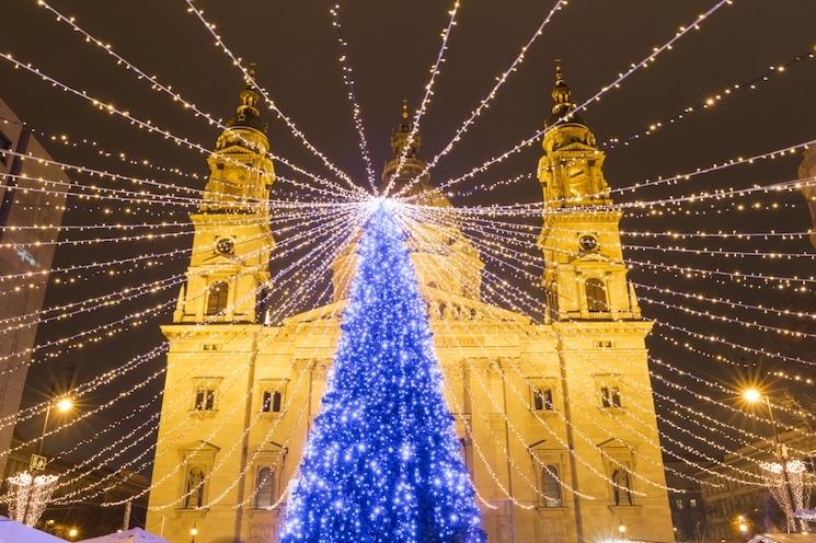 Le sapin de Noël de Budapest