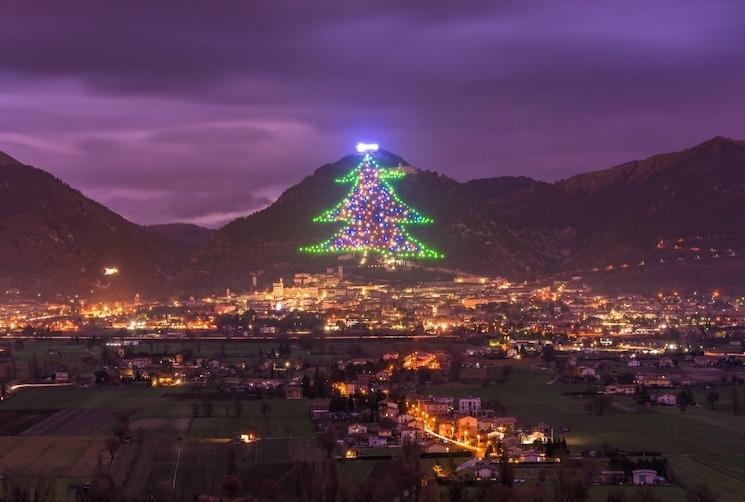 Le sapin de Noël de Gubbio