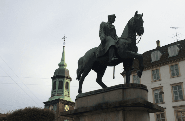 sculpture equestre Copenhague 