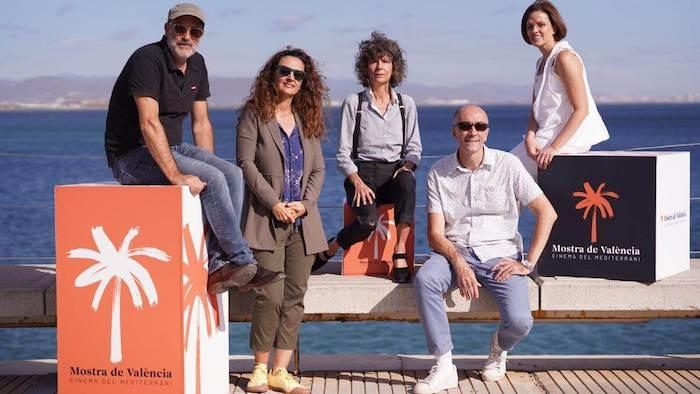 l'équipe du documentaire fictif Marina unplugged présenté à la Mostra de Valencia