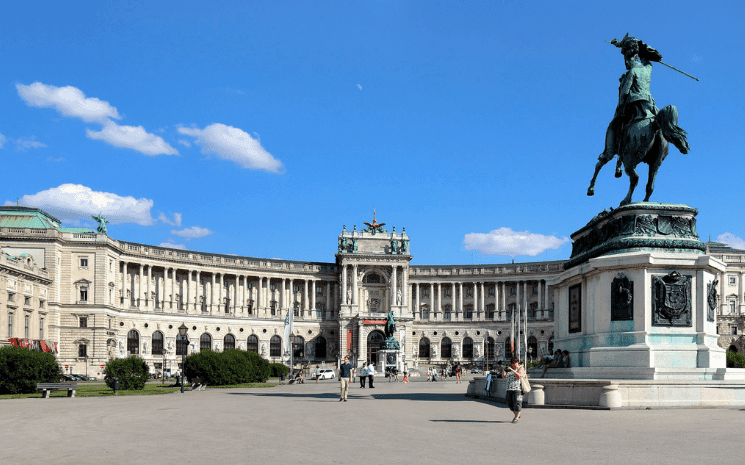 Nouveau Palais d'Hofburg à Vienne 