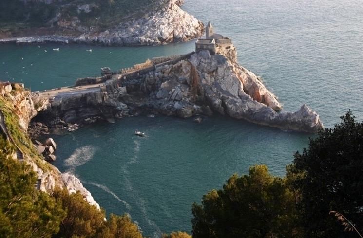 L'île de Palmaria, à côté de l'Italie