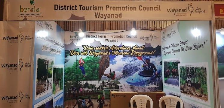 Un des stands de la 11e édition de Splash sur le tourisme dans le Kerala