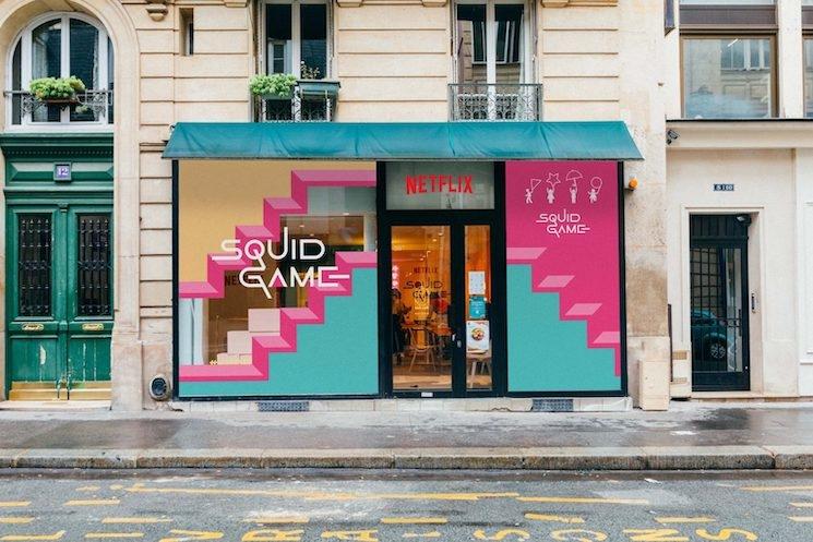 Le pop up Squid Game à Paris