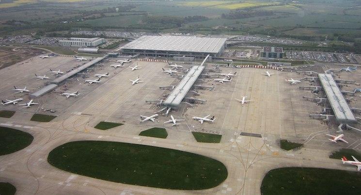 L'aéroport de Stansted de Londres