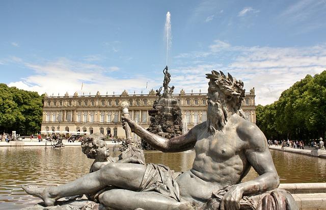 statue Herrenchiemsee château Allemagne