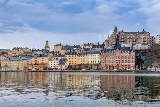 la vue de Stockholm 