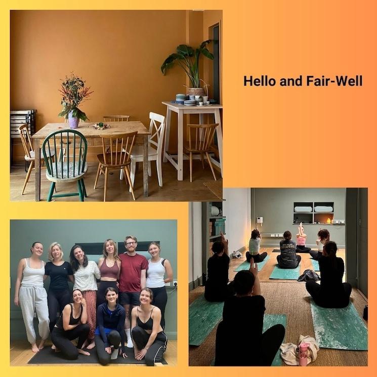 Hello and Fair-Well, studio de yoga/café/boutique