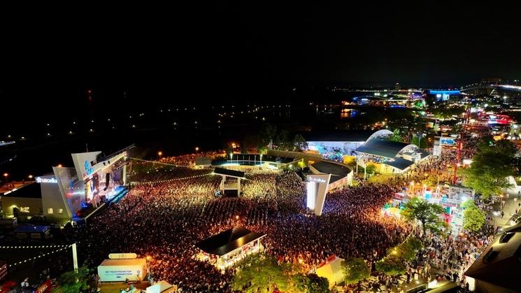 Le Summer Fest dans le Wisconsin 