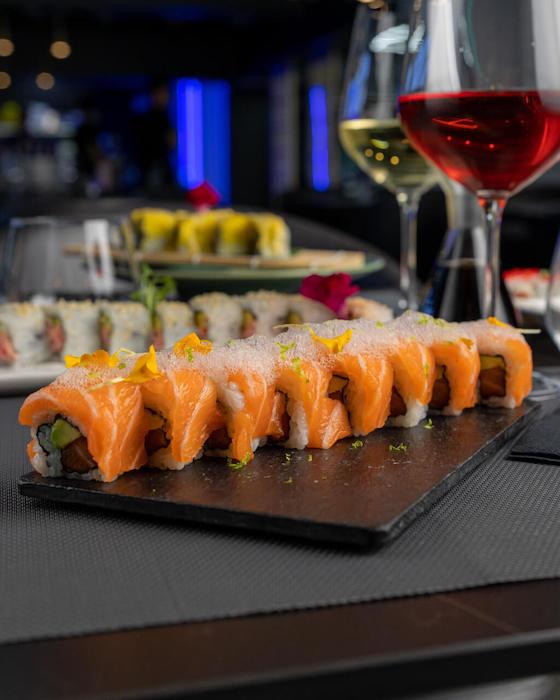 un plat de sushi dans le restaurant japonais Sushi Kory à Valencia