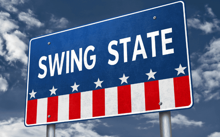 les swing states américaines