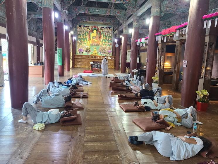 Le templestay à Bulguksa