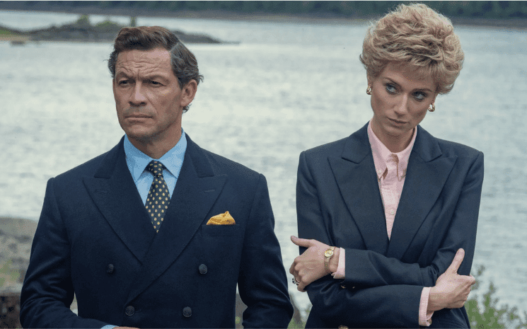 charles et diana dans the crown saison 5