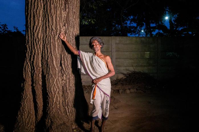 Une transgenre âgée dans le Tamil Nadu