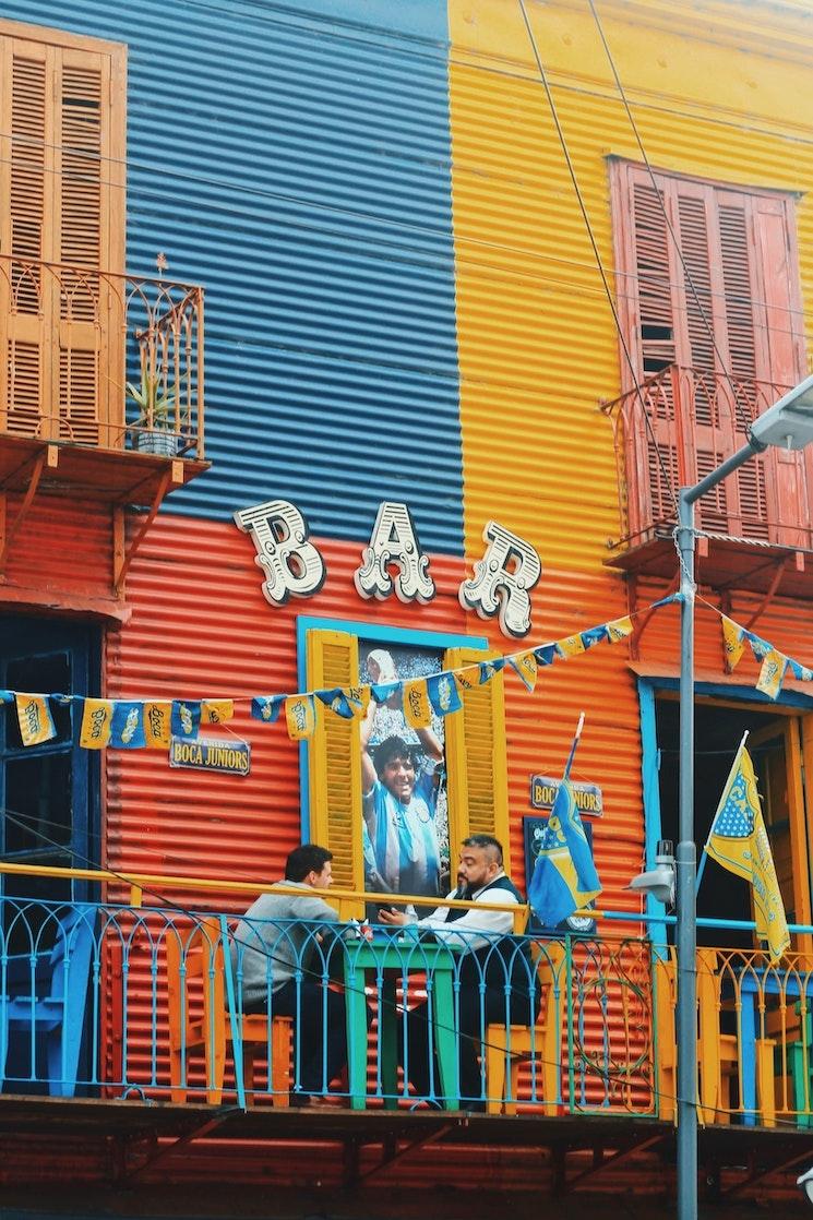 Le quartier de la Boca à Buenos Aires en Argentine