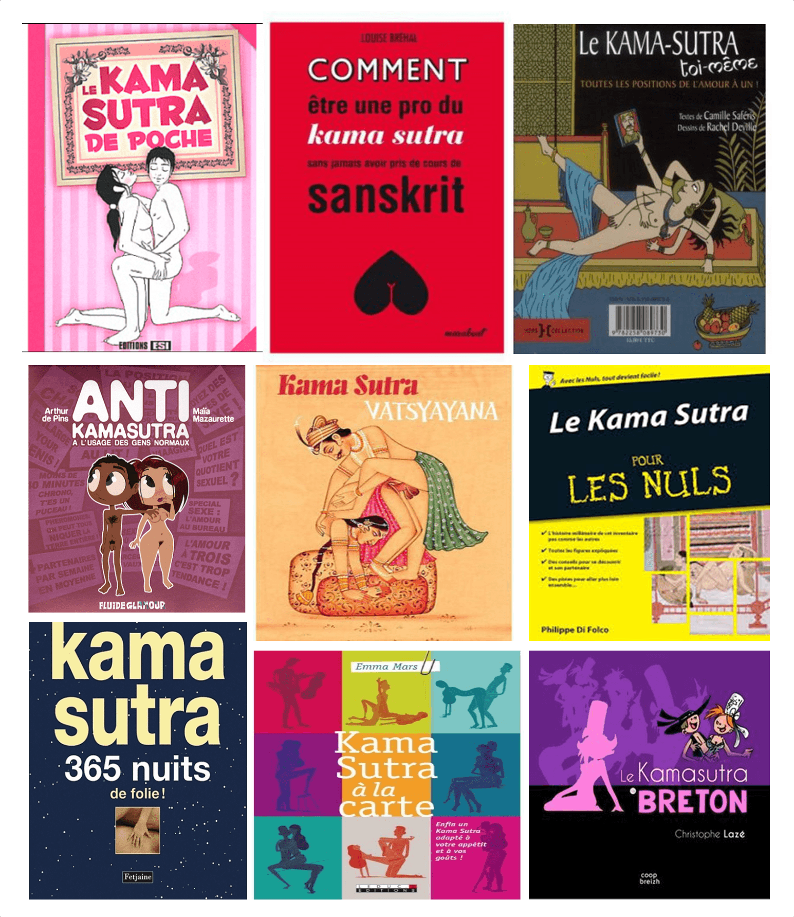 livres éditions kamasutra 