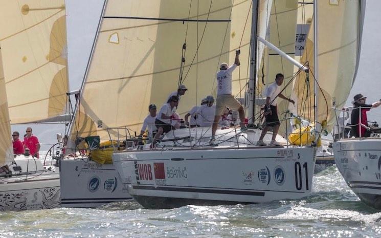 voiliers Beneteau pendant la China cup